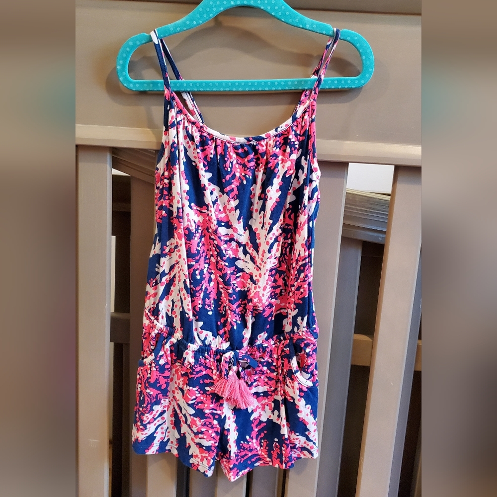 Lilly Pulitzer Pink and Blue Kids Dress